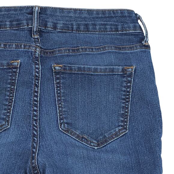 Old Navy Jeans Womens 4 Blue Rockstar Super Skinny Mid Rise Medium Wash - Picture 11 of 13